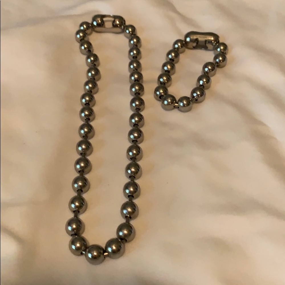Necklace and bracelet